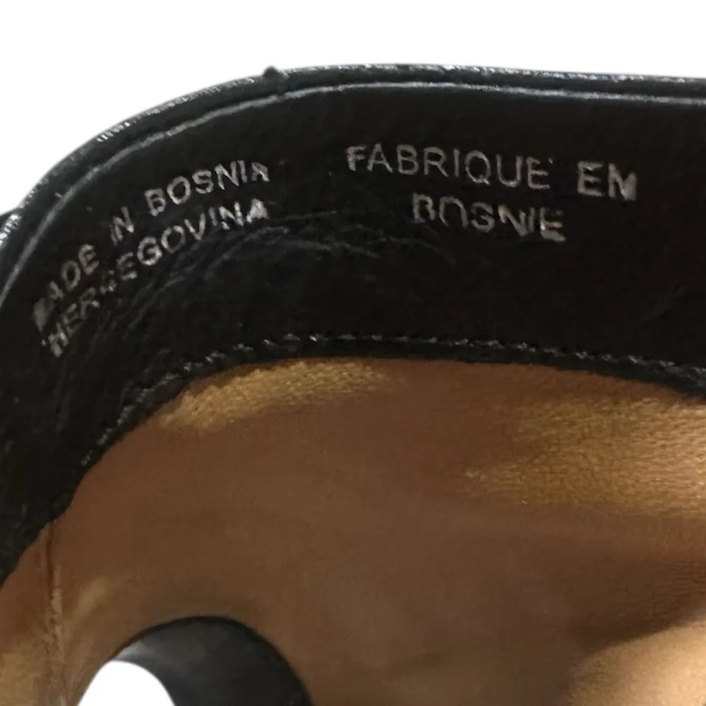 Free People A.S.98 Niall Leather Wedge Platform Ankle Strap Sandals Size 7.5 - 8